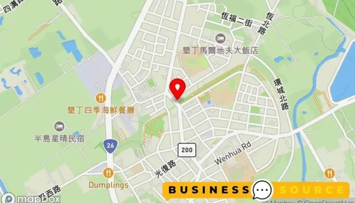 Xi Te Le Zi Zhu Xi Yi  Heng Chun Dian 地圖 - Pingtung County, Hengchun Township