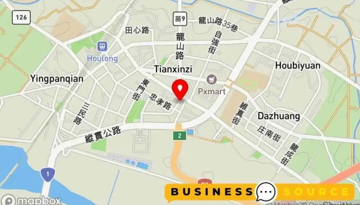 Xi Yang Yang Wu Jin Xing 地圖 - Miaoli County, Houlong Township