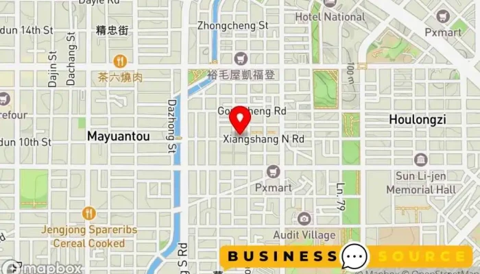 Xiang Shang Cai Hong Fu Shi 地圖 - Taichung City, West District