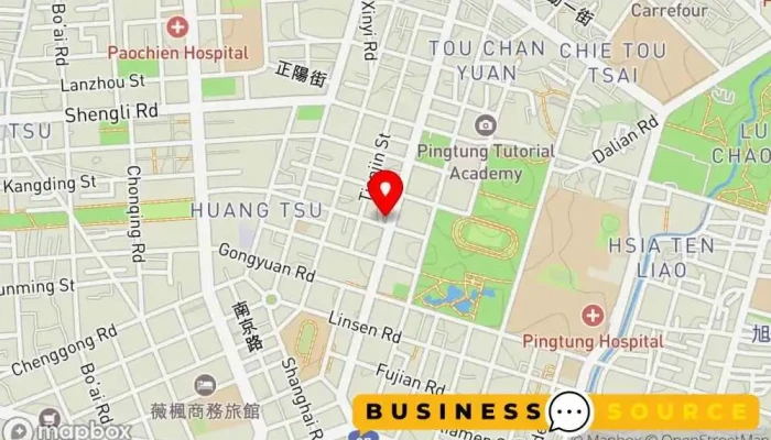 Xiao Chou Yu Xi Shi Pai Han Shan Tuan Ti Fu Shi  Ping Dong Dian 地圖 - Pingtung County, Pingtung City