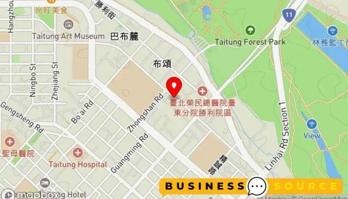 地图 葉氏海鮮 Yeh‘s Fish 海产店 在 Taitung County, Taitung City