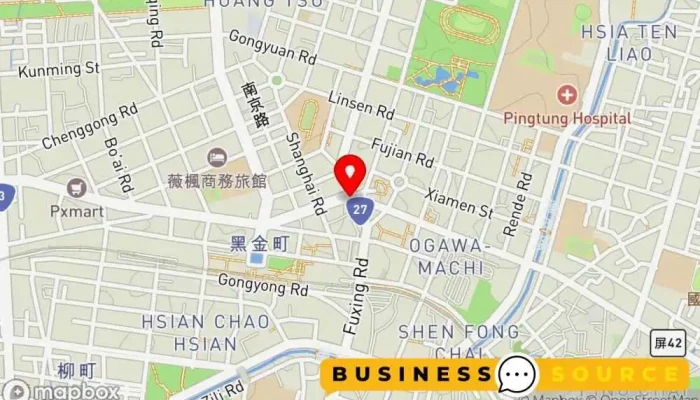 Xing Chen Hua Ban Fu Shi Dian Stardust Skate Shop 地圖 - Pingtung County, Pingtung City