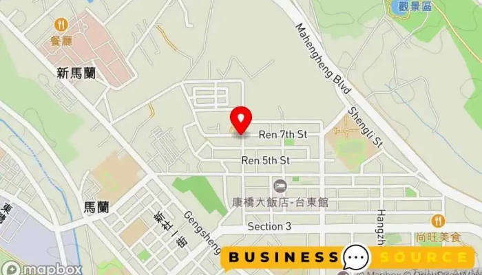 地图 興廣益行 杂货店 在 Taitung County, Taitung City