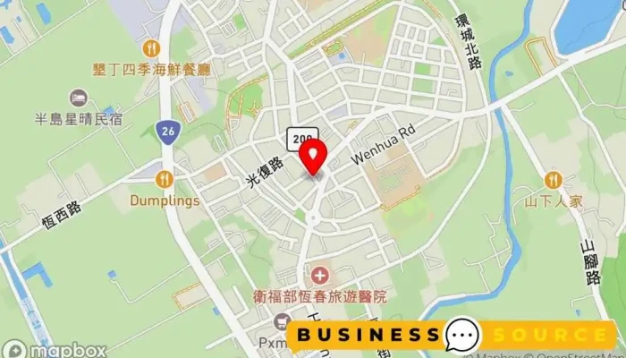 Yi Hua Zhuan Men Dian 地圖 - Pingtung County, Hengchun Township