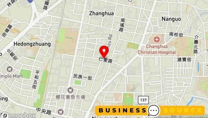 Yi Lei Fu Shi Zhang Hua Min Zu Dian 地圖 - Changhua County, Changhua City