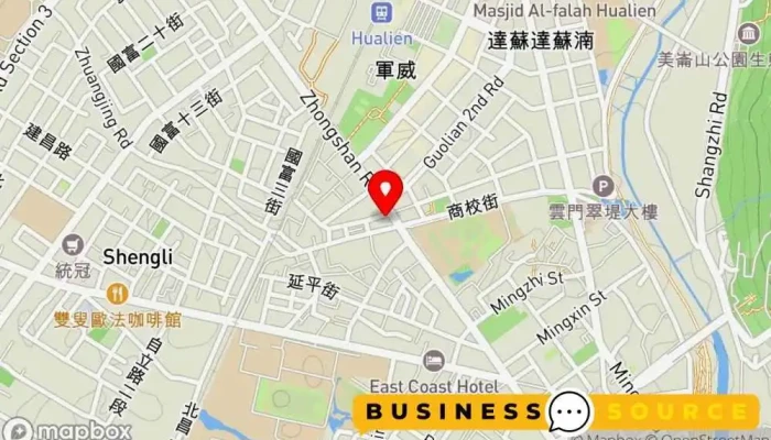 Yi Mei Hua Lian Men Shi 地圖 - Hualien County, Hualien City