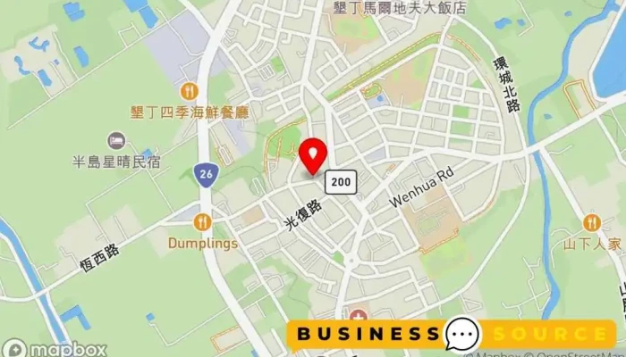 Yi Shan Dian 地圖 - Pingtung County, Hengchun Township
