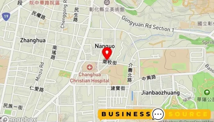 地图 印尼商店 Tokoindo 杂货店 在 Changhua County, Changhua City