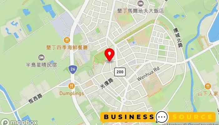 Yuan Xiong Nan Shi 地圖 - Pingtung County, Hengchun Township