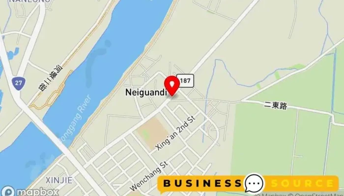 Zheng Fang Xing Ri Han Fu Shi 地圖 - Pingtung County, Donggang Township