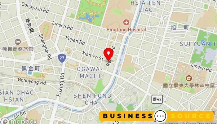 Zheng Long Li Bu Xing 地圖 - Pingtung County, Pingtung City