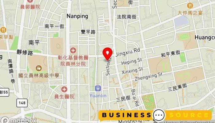 Zi Rou Ri Han Jing Pin 地圖 - Changhua County, Yuanlin City
