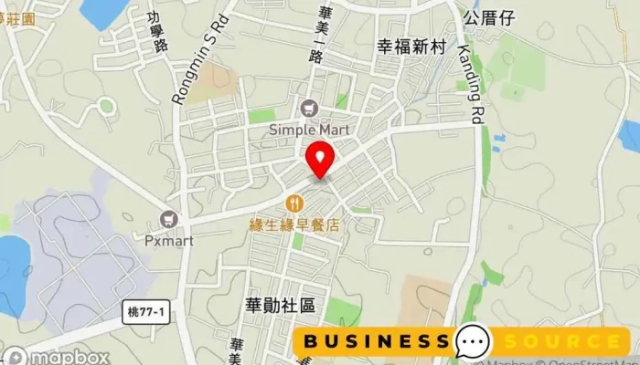 Zi You Lian Meng Chao Shi Jin Yuan Dian 地圖 - Taoyuan City, Zhongli District