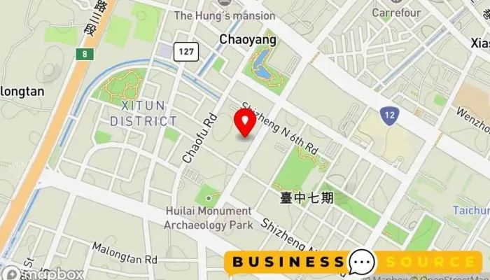 Anjun Guo Ji Jing Pin 地圖 - Taichung City, Xitun District