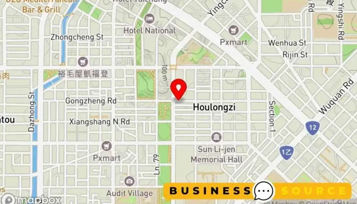 Aud Han Xi Fu Shi 地圖 - Taichung City, West District