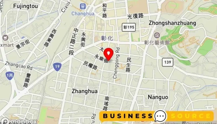 B Club Zhang Hua Men Shi 地圖 - Changhua County, Changhua City