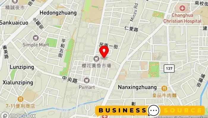 Bobo Wlife Han Guo Jing Pin Fu Shi 地圖 - Changhua County, Changhua City