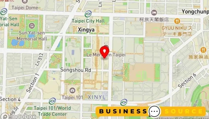 Ctysuper Xin Yi Dian 地圖 - Taipei City, Xinyi District