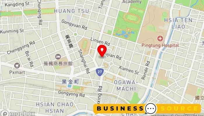 Fado Fa Duo  Ping Dong Er Dian 地圖 - Pingtung County, Pingtung City