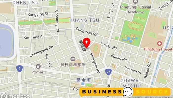 Folie Studio Han Guo Nu Zhuang   Ping Dong Dian 地圖 - Pingtung County, Pingtung City