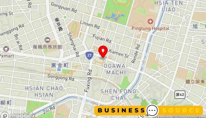 G2000 Ping Dong Men Shi 地圖 - Pingtung County, Pingtung City