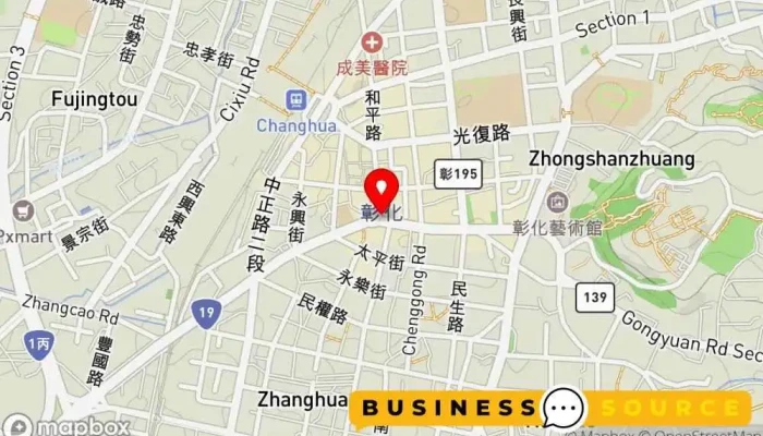 Hang TenZhang Hua Zong Dian 地圖 - Changhua County, Changhua City