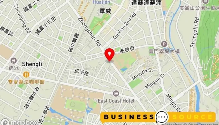 地图 Hualien City Farmer's Association 超市 在 Hualien County, Hualien City