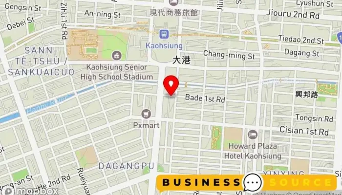 Index Nan Yang Bai Huo 地圖 - Kaohsiung City, Sinsing District