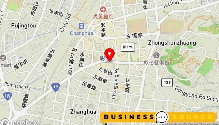 IrisAi Li Shi Fu Shi Zhang Hua Men Shi 地圖 - Changhua County, Changhua City
