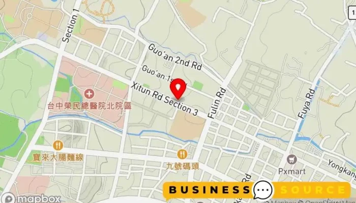 IrooXi Tun Dian 地圖 - Taichung City, Xitun District