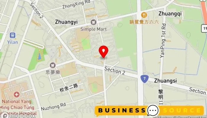 Kb Studio Han Guo Fu Shi 地圖 - Yilan County, Yilan City
