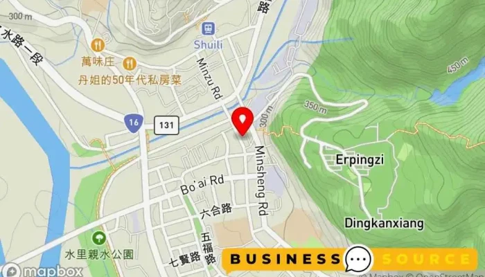 Keywear Qi Wei  Da Zheng Dian 地圖 - Nantou County, Shuili Township