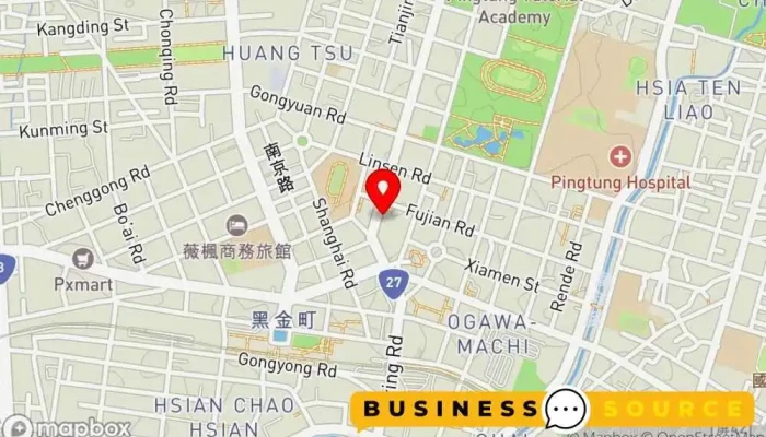 Keywear Qi Wei  Ping Dong Zhong Zheng Dian 地圖 - Pingtung County, Pingtung City