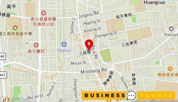 KeywearYuan Lin San Min Dian 地圖 - Changhua County, Yuanlin City