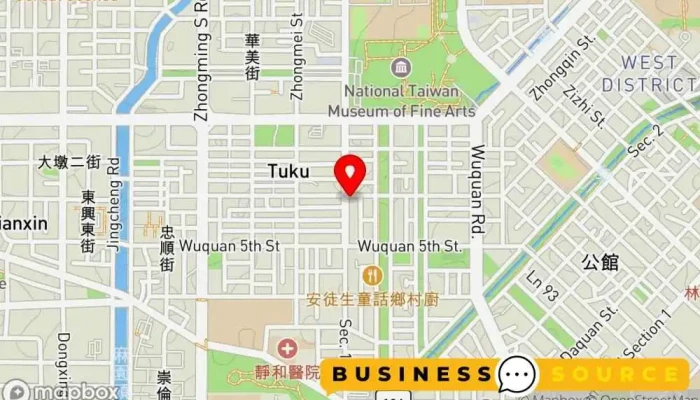 KjShan Liang Shi Shang Liu Xing Jing Pin Guan 地圖 - Taichung City, West District