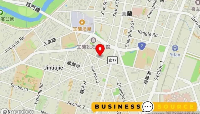 Les EnphantsLi Ying Fang  Yi Lan Lan Cheng Xin Yue Zhuan Gui Ying Er Yong Pin Dian Tong Zhuang Wan Ju 地圖 - Yilan County, Yilan City