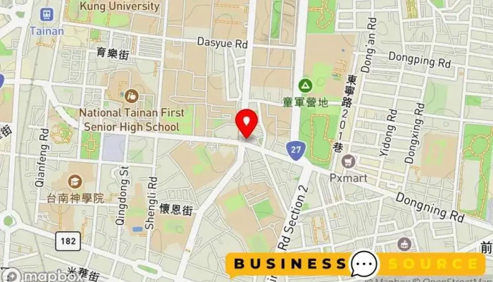MilasAn Xin Sheng Xian Chao Shi   Tai Nan Chang Rong Qi Jian Dian 地圖 - Tainan City, East District