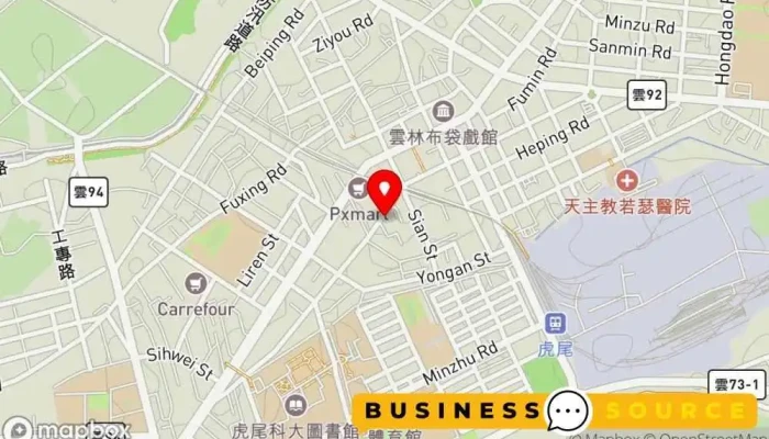 Milumilu Er Shou Jing Pin 地圖 - Yunlin County, Huwei Township