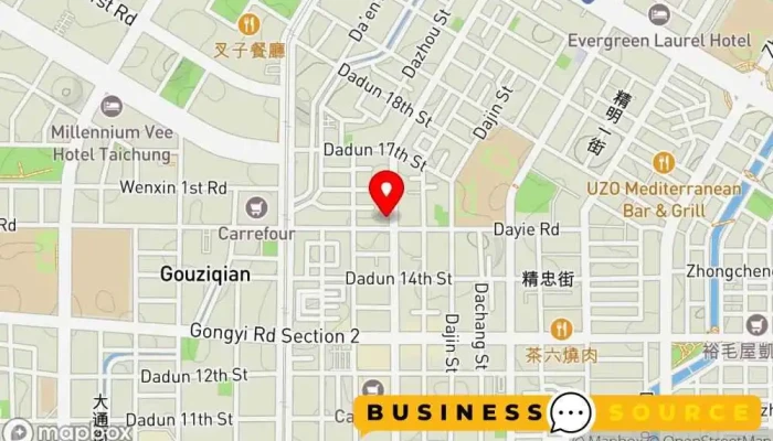 Mint In Love Ri Xi Jing Pin Fu Shi Dian 地圖 - Taichung City, Nantun District