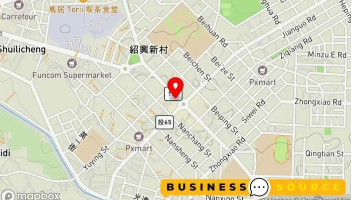 Net Bu Li Yi Dian 地圖 - Nantou County, Puli Township
