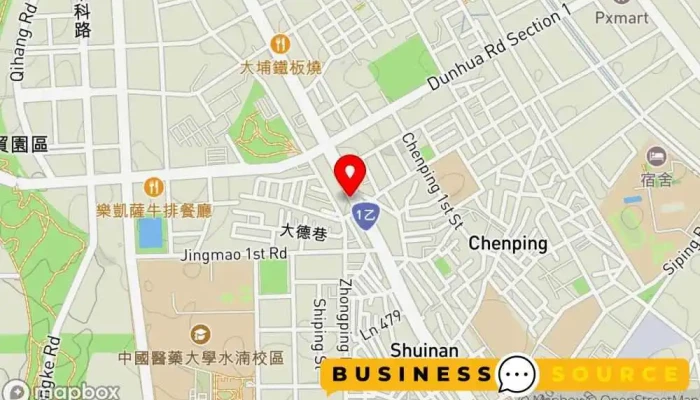 NetTai Zhong Zhong Qing Dian 地圖 - Taichung City, Beitun District