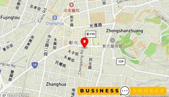 NoneZhang Hua Men Shi 地圖 - Changhua County, Changhua City