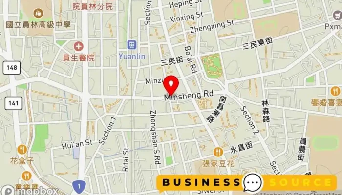 Nonstop 地圖 - Changhua County, Yuanlin City
