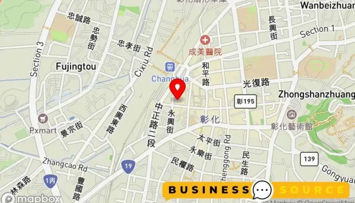Pixelhelixph Gu Zhu Zhuan Men Dian 地圖 - Changhua County, Changhua City