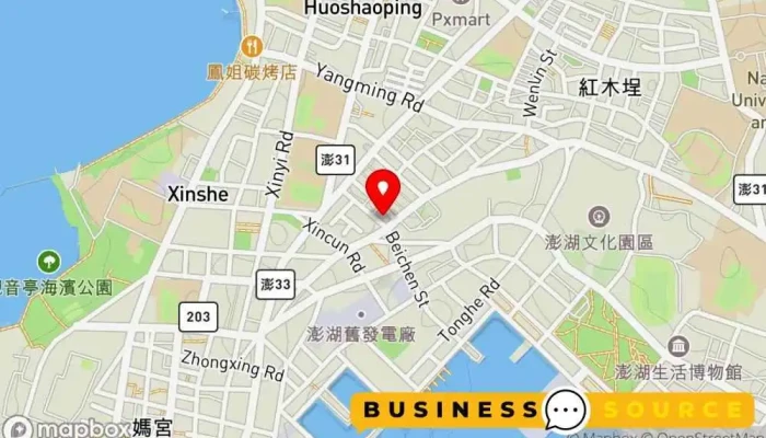 Poya Bao Ya Peng Hu Bei Chen Dian 地圖 - Penghu County, Magong City