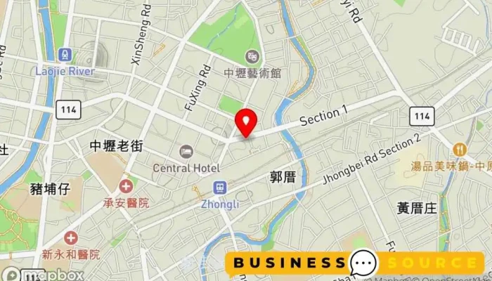 Rj Supermart -  地圖 - Taoyuan City, Zhongli District
