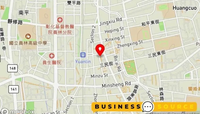 SweetRi Xi Nu Xie 地圖 - Changhua County, Yuanlin City