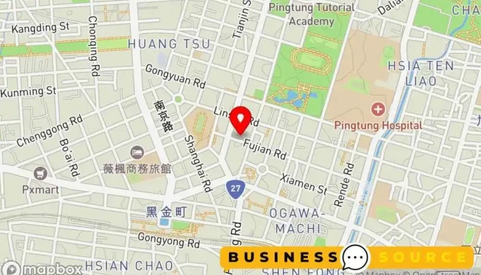 Tinker Jos Qiao Si Xiao Dian 地圖 - Pingtung County, Pingtung City