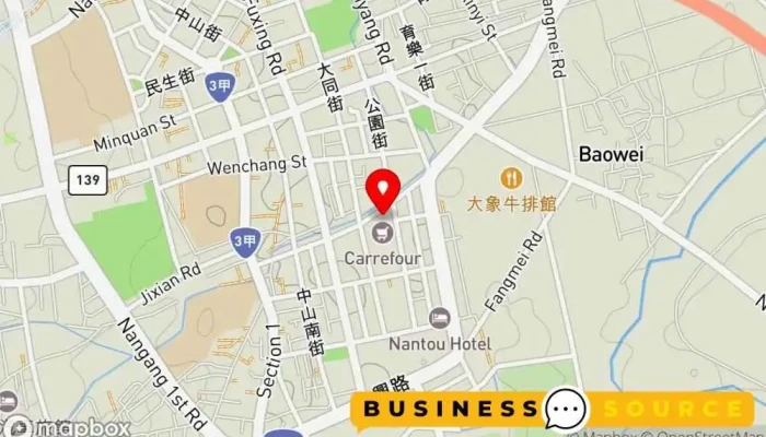 Uniqlo Jia Le Fu Nan Tou Dian 地圖 - Nantou County, Nantou City